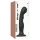 Strap-on-me P&G L - dildo curbat cu ventuză - silicon negru