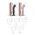 Strap-on-me P&G L - dildo curbat cu ventuză - silicon negru