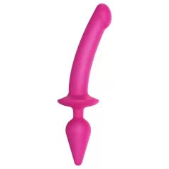 Strap-on-me Comută Semi-Realist XXL - Dildo 2în1 (roz)