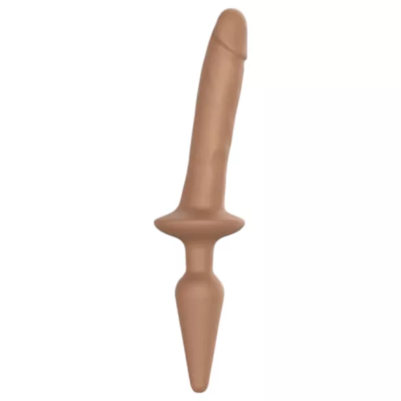 Strap-on-me Switch Realistic S - dildo 2în1 din silicon (natural)