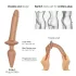 Strap-on-me Switch Realistic S - dildo 2în1 din silicon (natural)