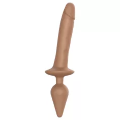   Strap-on-me Switch Realistic L - dildo 2în1 din silicon (nude)