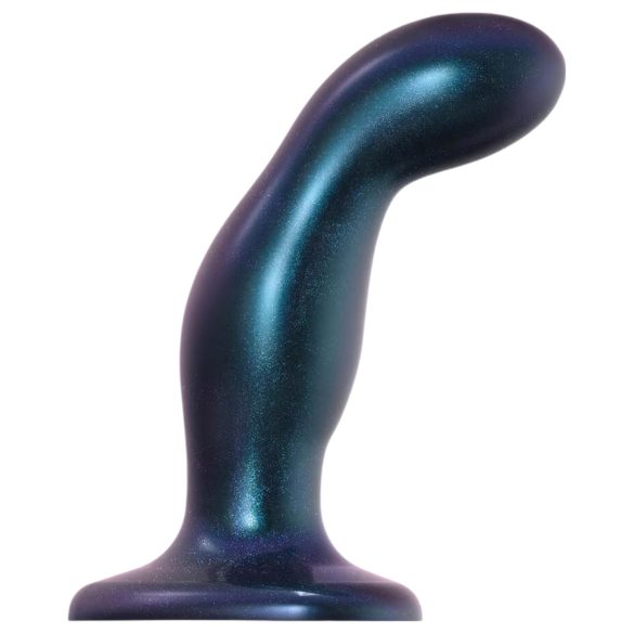 Strap-on-me Snaky M - dildo anal curbat (albastru)