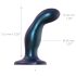 Strap-on-me Snaky M - dildo anal curbat (albastru)