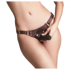   Strap-on-me - chiloței pentru dildou atașabil - XS-XXL (maro)