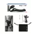 Strap-on-me S - vibrator strap-on cu unde de aer - silicon negru