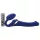 Strap-on-me M - vibrator cu curea - stimulare cu unde de aer - albastru