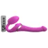 Strap-on-me S - vibrator cu unde pulsatorii tip strap-on - roz