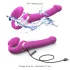 Strap-on-me M - strap-on vibratoare cu unde de aer - roz