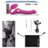 Strap-on-me M - strap-on vibratoare cu unde de aer - roz