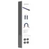 Strap-on-me - dildo dublu - silicon - albastru metalic