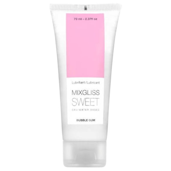 Mixgliss Sweet Bubble Gum - lubrifiant pe bază de apă - gumă (70ml)