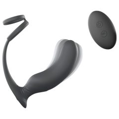   Love to Love - Vibrator de prostată reîncărcabil controlat prin radio cu inel pentru penis (negru)