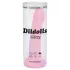 Dildolls Glitzy - dildo din silicon cu ventuză (roz)