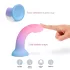 Dildolls Utopia - dildo cu ventuză - silicon - colorat