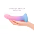 Dildolls Utopia - dildo cu ventuză - silicon - colorat