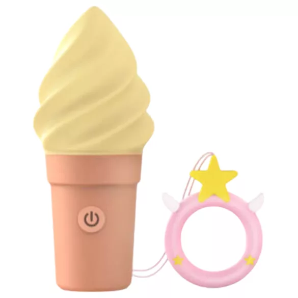 Love to Love Cand Ice - vibrator clitoris cu acumulator (vanilie)