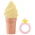 Love to Love Cand Ice - vibrator clitoris cu acumulator (vanilie)