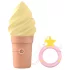 Love to Love Cand Ice - vibrator clitoris cu acumulator (vanilie)