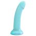 Dildolls Nightfall - Dildo cu stele, ventuză, turcoaz!