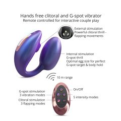   Love to Love Wonderlover - vibrator pentru clitoris și punctul G (lila metalic)