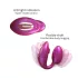 Wonderlover - vibrator G cu stimulare clitoridiană (roz metallic)