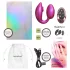 Wonderlover - vibrator G cu stimulare clitoridiană (roz metallic)