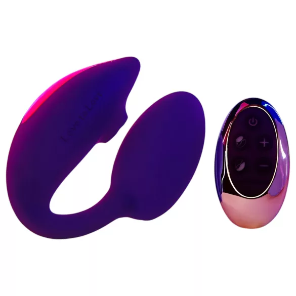 Wonderlover - Vibrator G-spot și clitoris (mov închis)