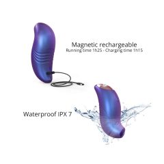   Love to Love Believer - stimulator de clitoris recarcabil, rezistent la apă (mov metalic)