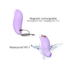   Love to Love Believer - stimulator de clitoris cu baterie, rezistent la apă (mov)