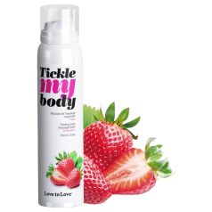   Tickle my body - spumă de masaj cu aromă de căpșuni - 150ml