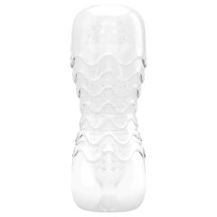 Dorcel Double Oo - masturbator pentru bărbați (translucid)