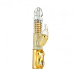   Vibrator cu două motoare Dorcel Orgasmic Rabbit - stimulator de clitoris (auriu)