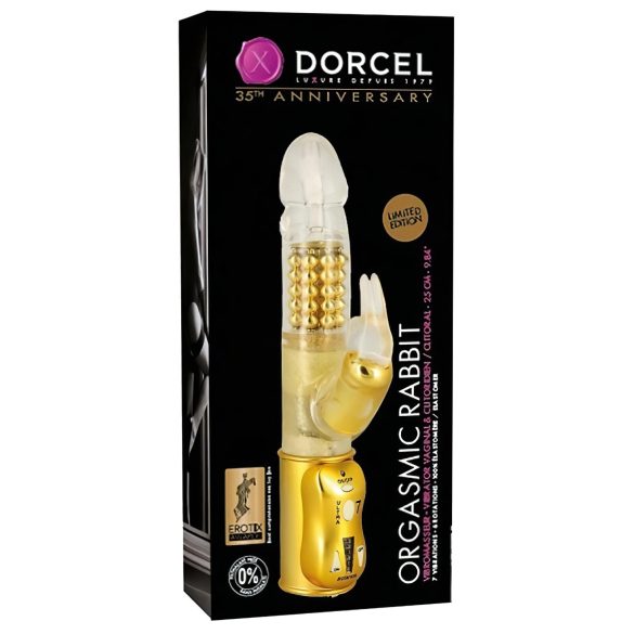 Dorcel Orgasmic Rabbit - vibrator cu braț clitoridian (auriu)