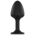 Dorcel Geisha Plug Diamond XL - plug anal cu piatră albă (negru)