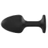 Dorcel Geisha Plug Diamond XL - plug anal cu piatră albă (negru)