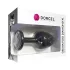 Dorcel Geisha Plug Diamond XL - plug anal cu piatră albă (negru)