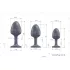 Dorcel Geisha Plug Diamond XL - plug anal cu piatră albă (negru)