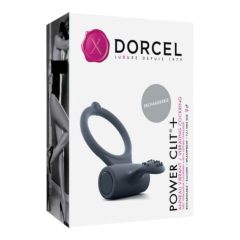   Dorcel Power Clit Plus - inel vibratoare pentru penis cu acumulator (negru)