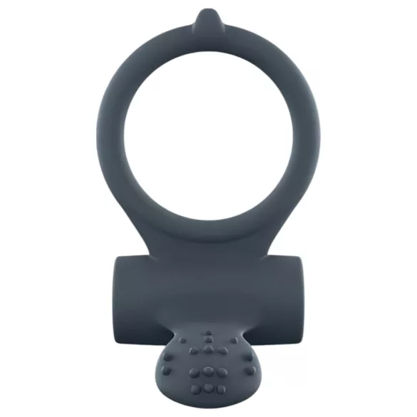 Dorcel Power Clit Plus - inel penian cu vibrații, reîncărcabil (negru)