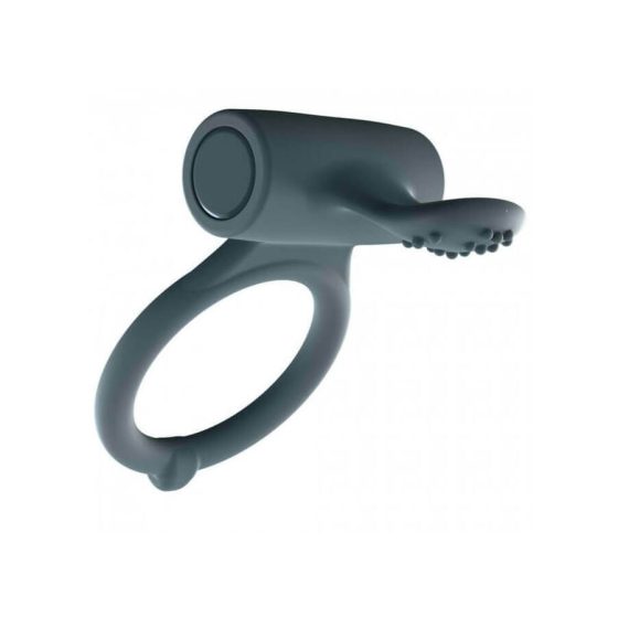 Dorcel Power Clit Plus - inel vibratoare pentru penis cu acumulator (negru)