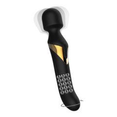   Dorcel Dual Orgasms Gold - vibrator 2 în 1, cu masaj și baterie (negru)