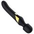 Dorcel - Vibrator dual stimulare 2în1 - masaj și penetrare - silicon negru