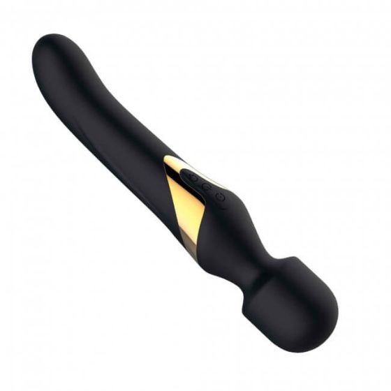 Dorcel Dual Orgasms Gold - vibrator 2 în 1, cu masaj și baterie (negru)