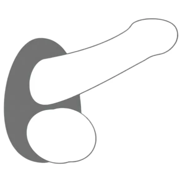Dorcel - inel pentru penis lichid-soft - silicon gri