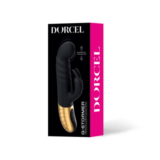 Dorcel G-stormer - vibrator pentru clitoris, cu mișcare de împingere și baterie reîncărcabilă (negru)