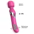 Dorcel Dual Orgasms - vibrator de masaj 2în1, cu acumulator (roz)