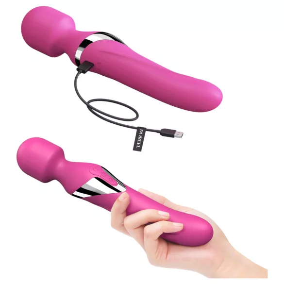 Dorcel Dual Orgasms - vibrator de masaj 2în1, cu acumulator (roz)