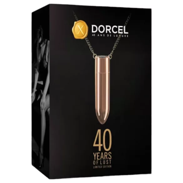 Dorcel - vibrator rezistent la apă și reîncărcabil, ca un colier (rosegold)
