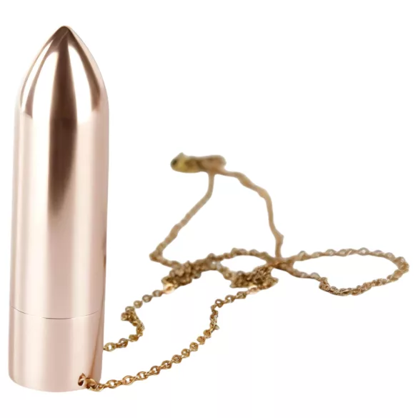 Dorcel - vibrator rezistent la apă și reîncărcabil, ca un colier (rosegold)